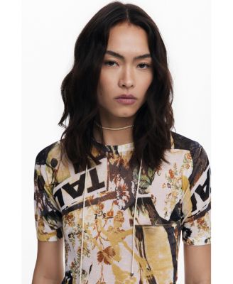 Women's Collage knit T-shirt