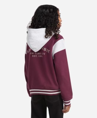 Boys Fleece Hooded Bomber Jacket