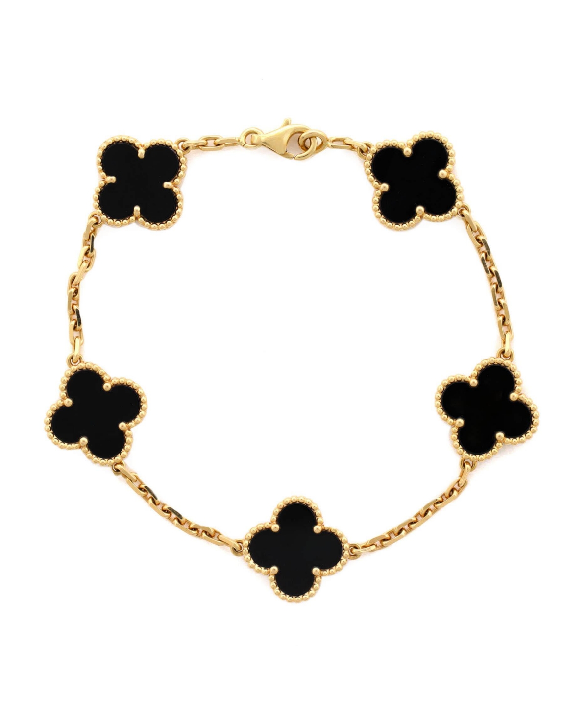 Vintage Alhambra 5 Motifs Bracelet - 18k yellow gold