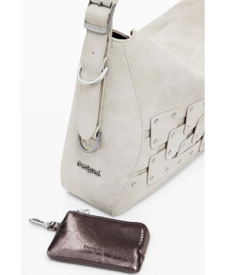 Women's Medium studded patch handbag