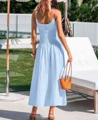 Women's The Sweetest Thing Blue Maxi Beach Dress