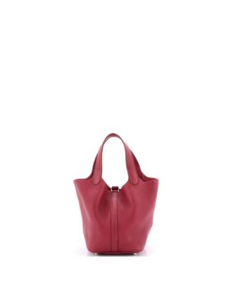 Pre-Owned Hermes PM Picotin Lock Bag Clemence