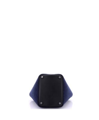 Pre-Owned Hermes PM Picotin Lock Bag Felt with Leather