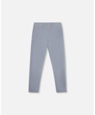 Baby Girl Super Soft Ribbed Leggings Blue Gray - Baby