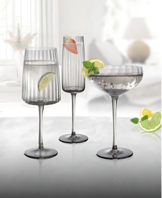 Modern Coupe Glasses, Set of 4