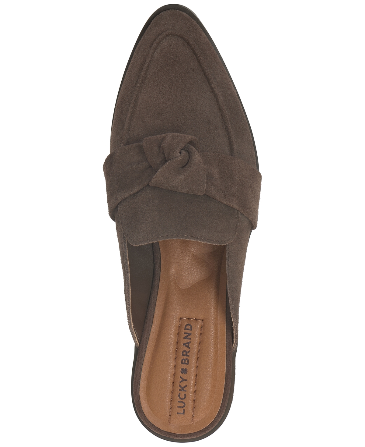 Lucky Brand Women's Adenia Pointy-toe Mule Flats In Brown