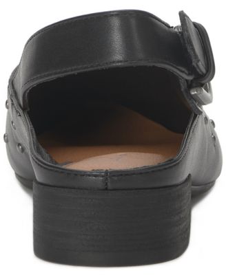 Women's Brigeet Studded Slingback Low Block-Heel Mules