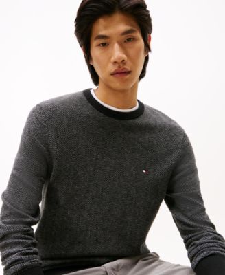 Men's Pima Cotton Cashmere Crew Sweater