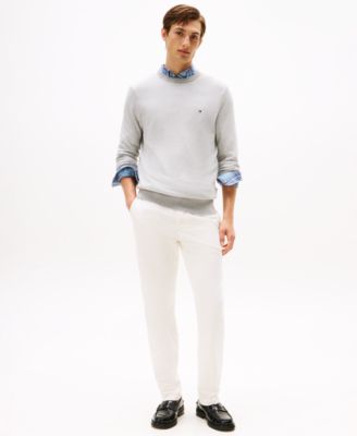 Men's Pima Cotton Cashmere Crew Sweater