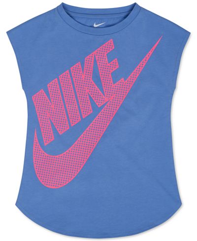 Nike Little Girls' Swoosh T-Shirt - Shirts & Tees - Kids & Baby - Macy's