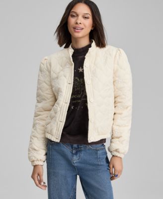 And Now This - Women's Embroidered Quilted Jacket