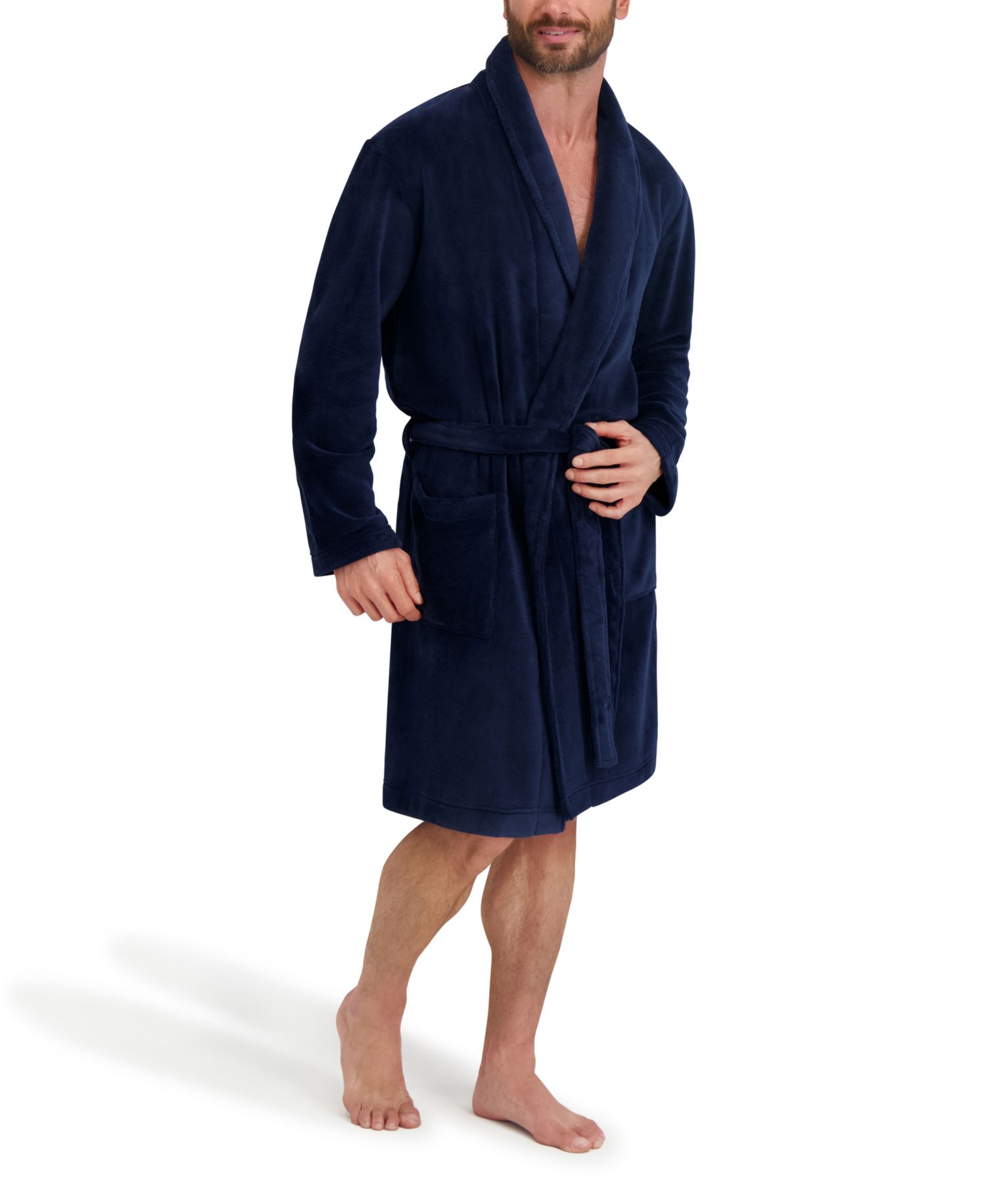 Men's Adjustable Plush Robe