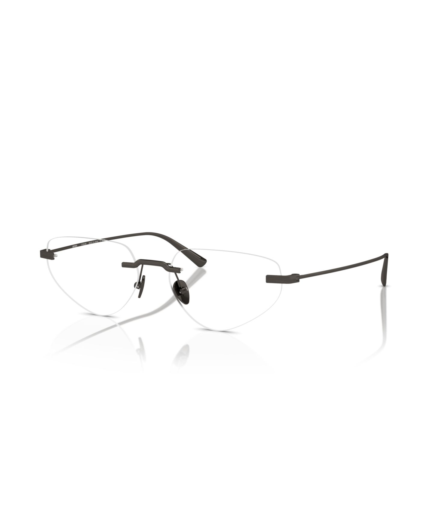 Очки Scuderia Ferrari Ferrari Unisex Irregular Titanium FH3002TD Eyeglasses, цвет: Графитовый металлик — фото 1