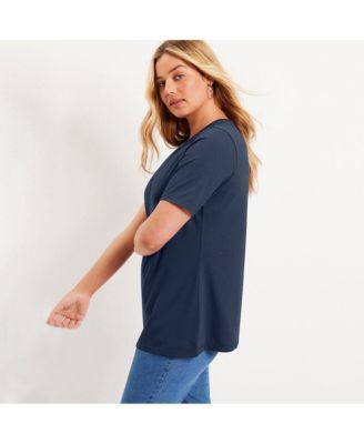 Women's June + Vie Short-Sleeve Crewneck One + Only Tee