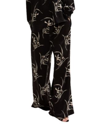 Women's Lillibet Wide Leg Large Floral Print Trouser