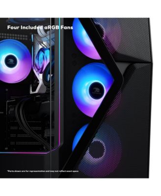 Slate Gaming PC Desktop - AMD Ryzen 9 9900X, NVIDIA GeForce RTX 5070Ti 16GB, 32GB DDR5 RGB RAM, 2TB NVMe SSD