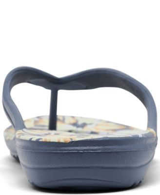 Women's Foamies: Bay Breeze - Island Kiss Flip Flop Thong Sandals from Finish Line