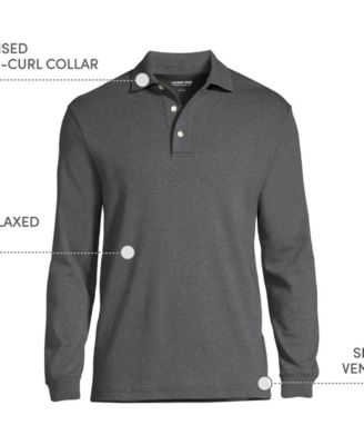Big & Tall Long Sleeve Cotton Supima Polo Shirt