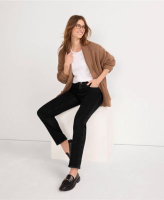 Women's Mid Rise Straight Leg Jeans