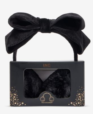 Velvet Bow Earmuff Gift Box