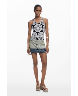 Women's Double-waist mini skirt