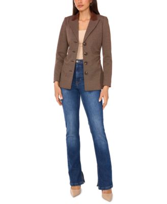 Women's Long Sleeve Button-Down Jacket