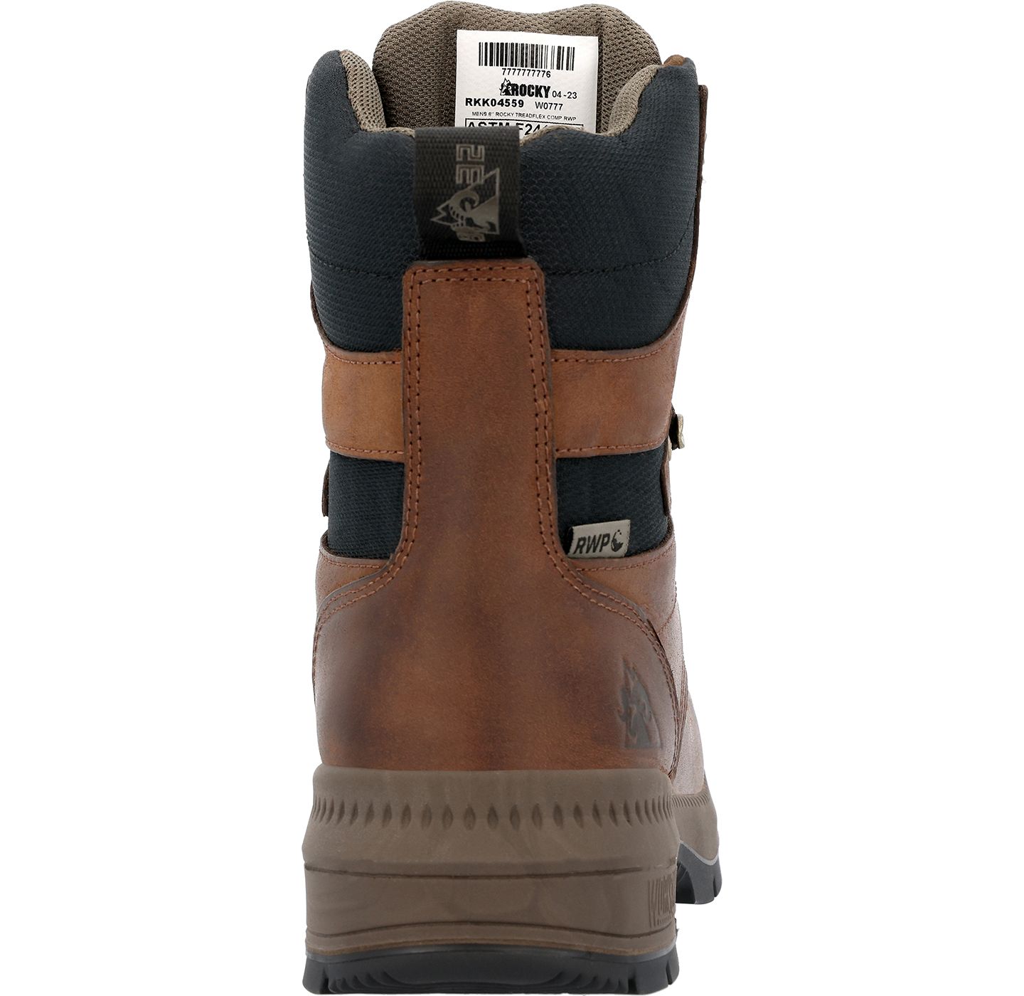 Мужские ботинки ROCKY Worksmart 8" Composite Toe Work Boot, цвет: Crazy Horse — фото 5