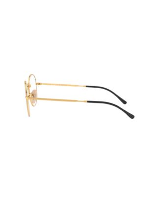 Unisex Round Metal Optics Eyeglasses, RB3582V