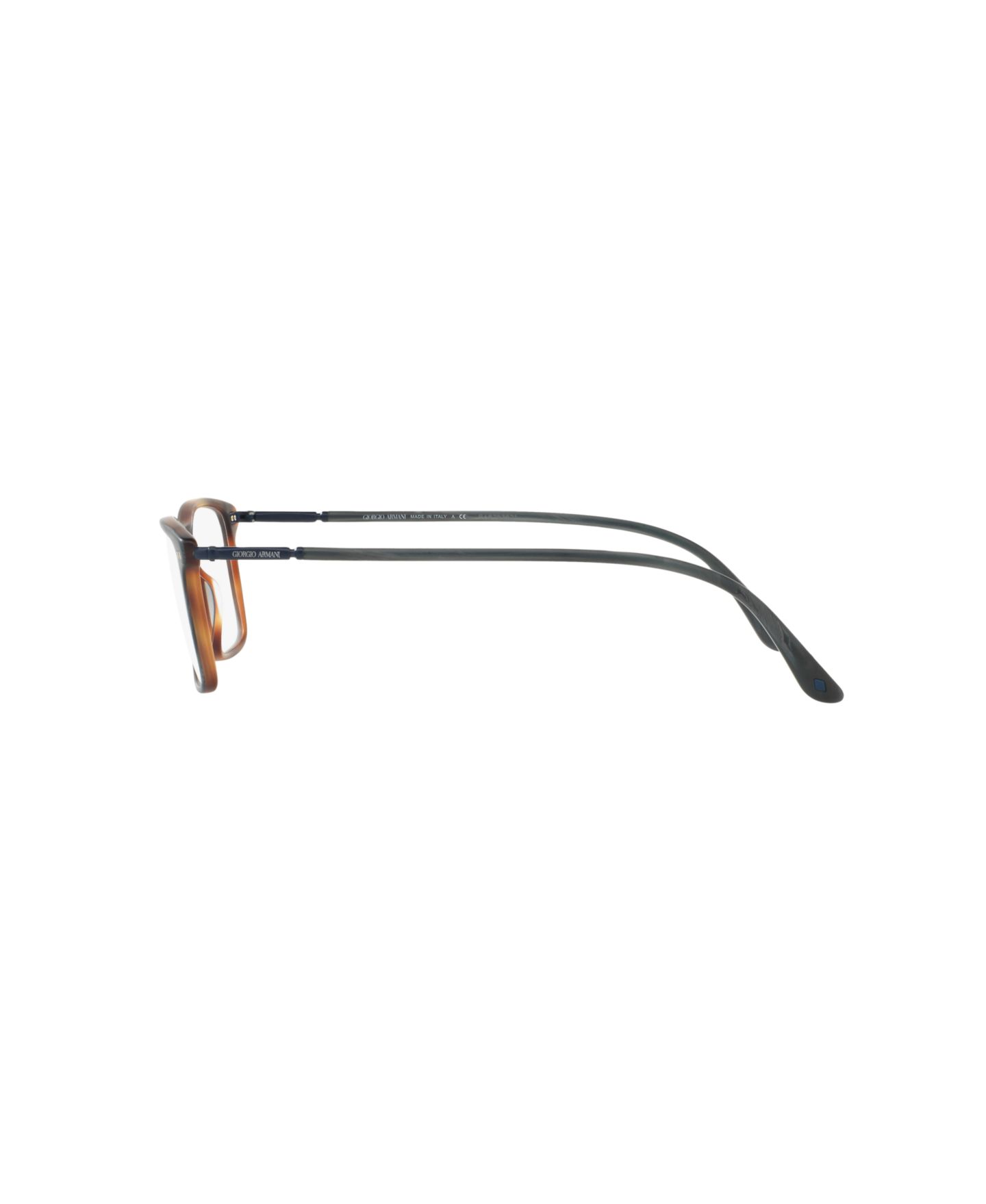 Мужские очки Giorgio Armani Man Rectangle Plastic AR7037 Eyeglasses, цвет: Матовый серый — фото 4