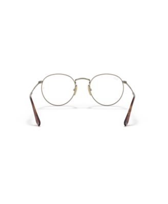 Unisex Round Titanium Optics Eyeglasses, RB8247V
