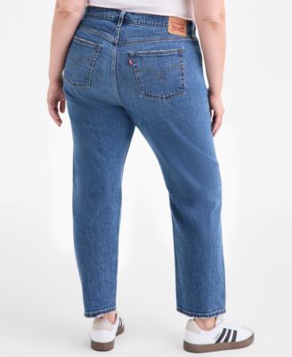 Trendy Plus Size 501&reg; Cotton High-Rise Jeans