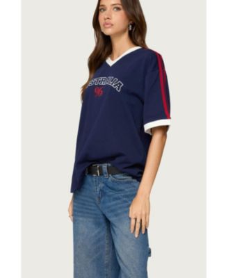 Women's Australia 96 Contrast Oversized T Shirt