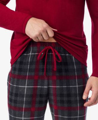 Men's Cabin Fleece Long Sleeve Pajama Set