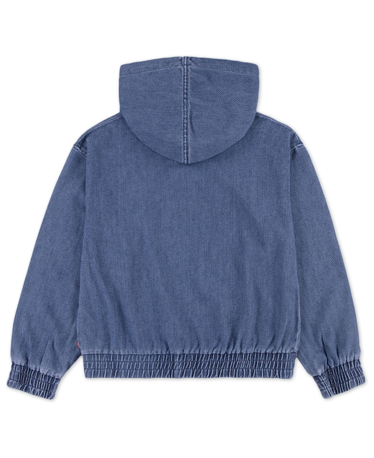 Levi's Big Girls Pullover Kangaroo Pocket Denim Hoodie