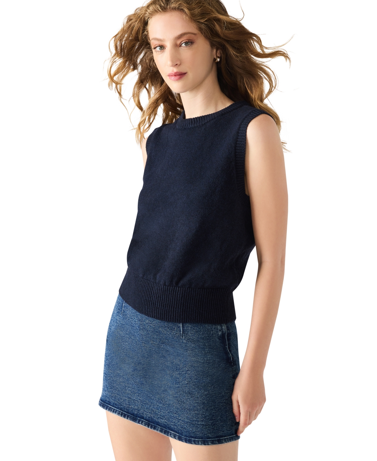 Steve Madden Jeane Sweater Vest In Multi