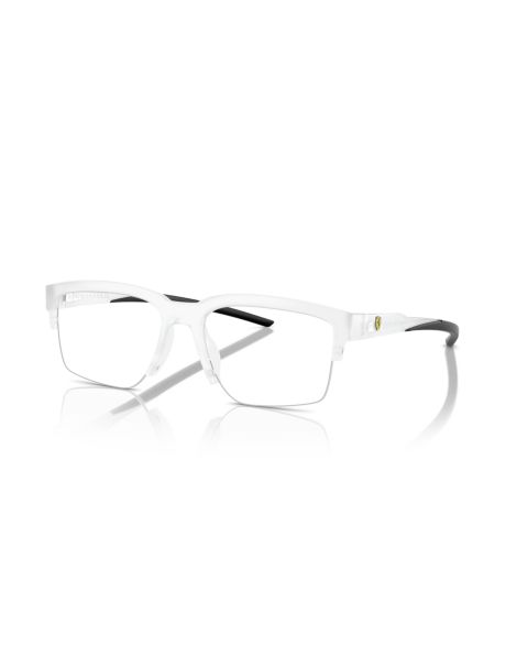 Мужские очки Scuderia Ferrari Man Irregular Plastic FZ8008U Eyeglasses, цвет: Прозрачный серый