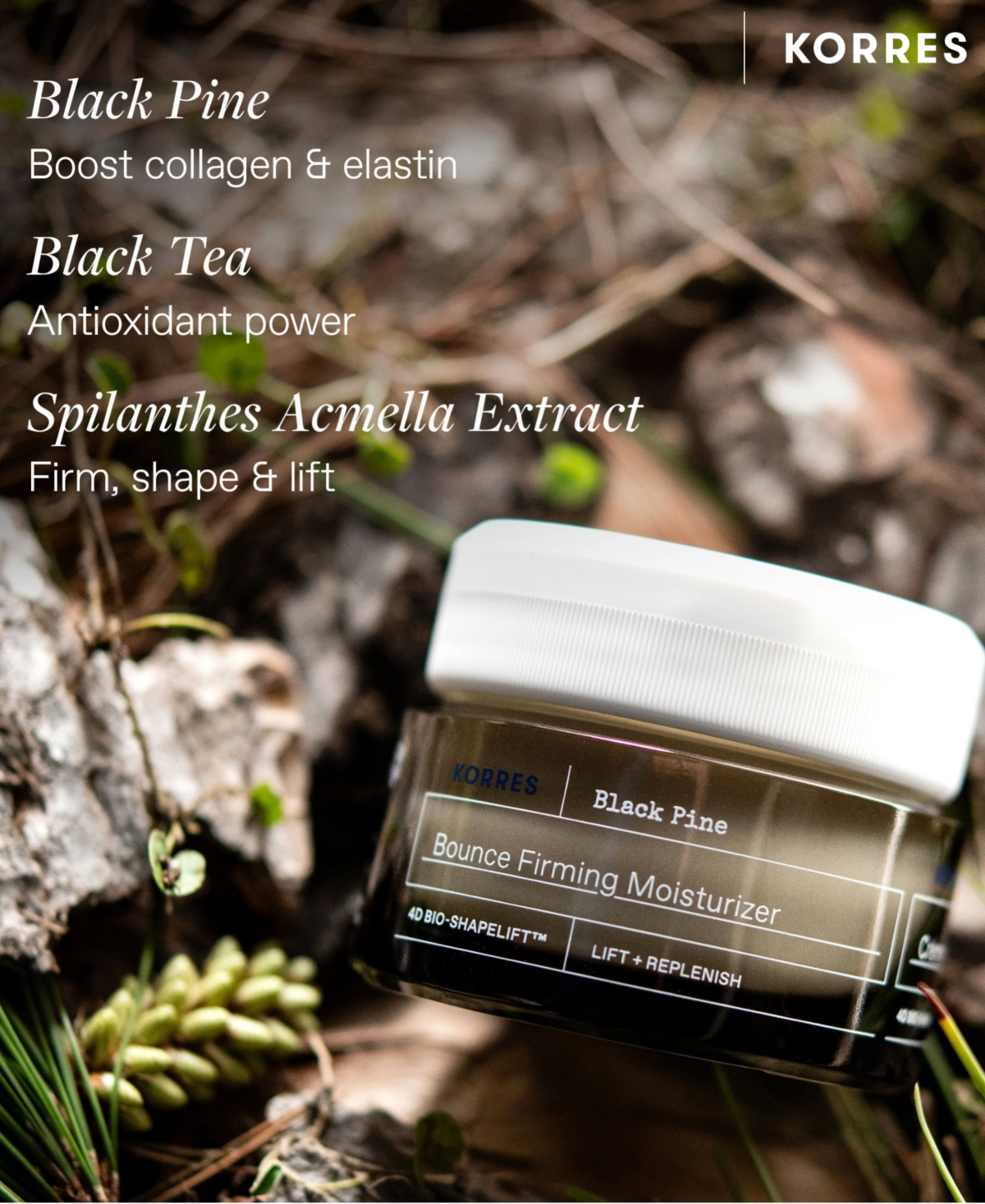 Korres 2-pc. Black Pine Firm Boost Skincare Set In Transparent