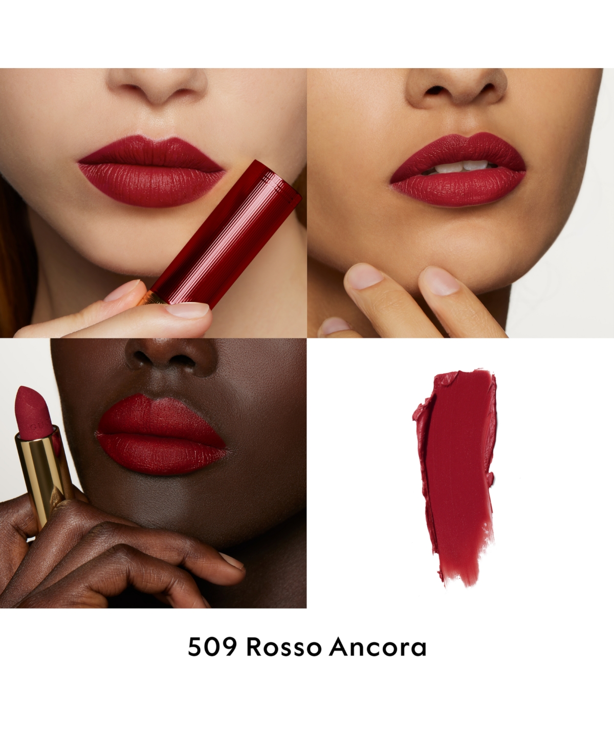 Gucci 3-pc. Rosso Ancora Lipstick Gift Set In Transparent