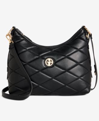 Small Quilted Soft Shoulder Crossbody, Exclusively at Macy's 