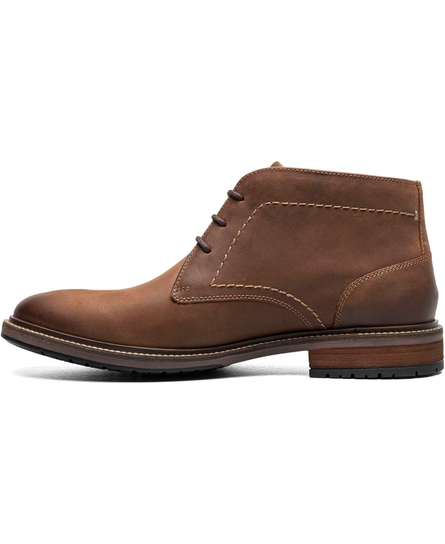 Мужские ботинки Florsheim Forge Plain Toe Chukka, цвет: Коричневый — фото 6