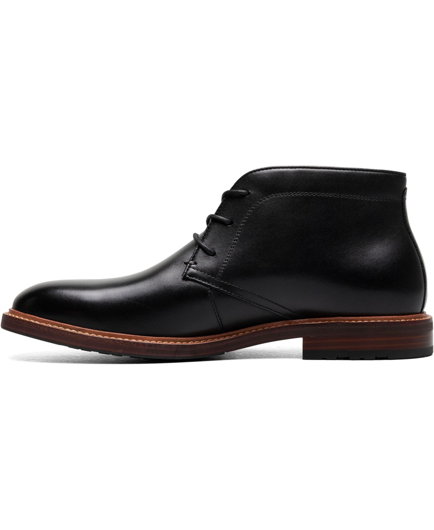 Мужские ботинки Florsheim Anthem Plain Toe Chukka Boot, цвет: Чёрный — фото 7