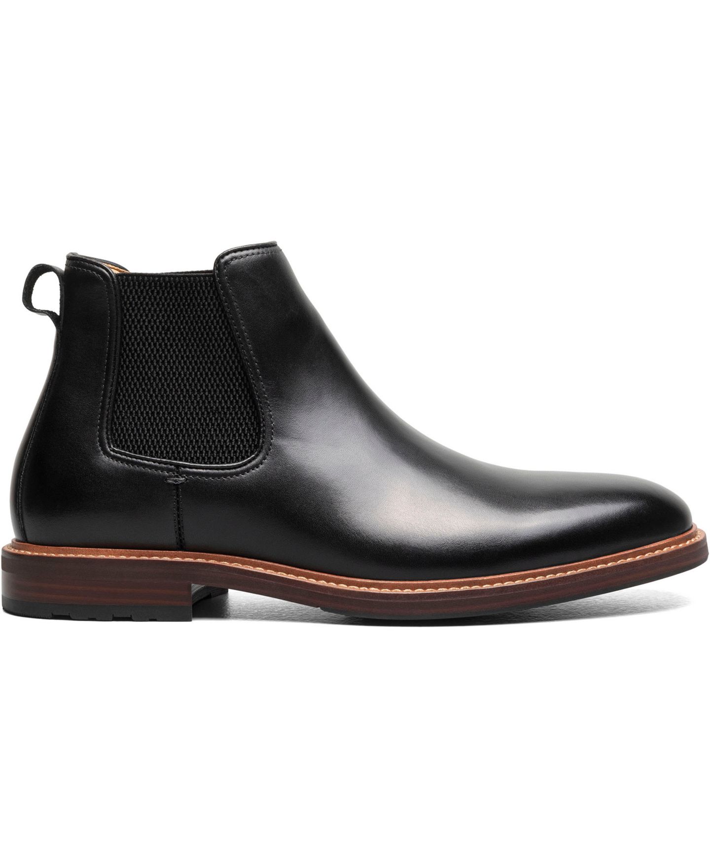 Мужские ботинки Florsheim Anthem Plain Toe Chelsea, цвет: Чёрный — фото 2