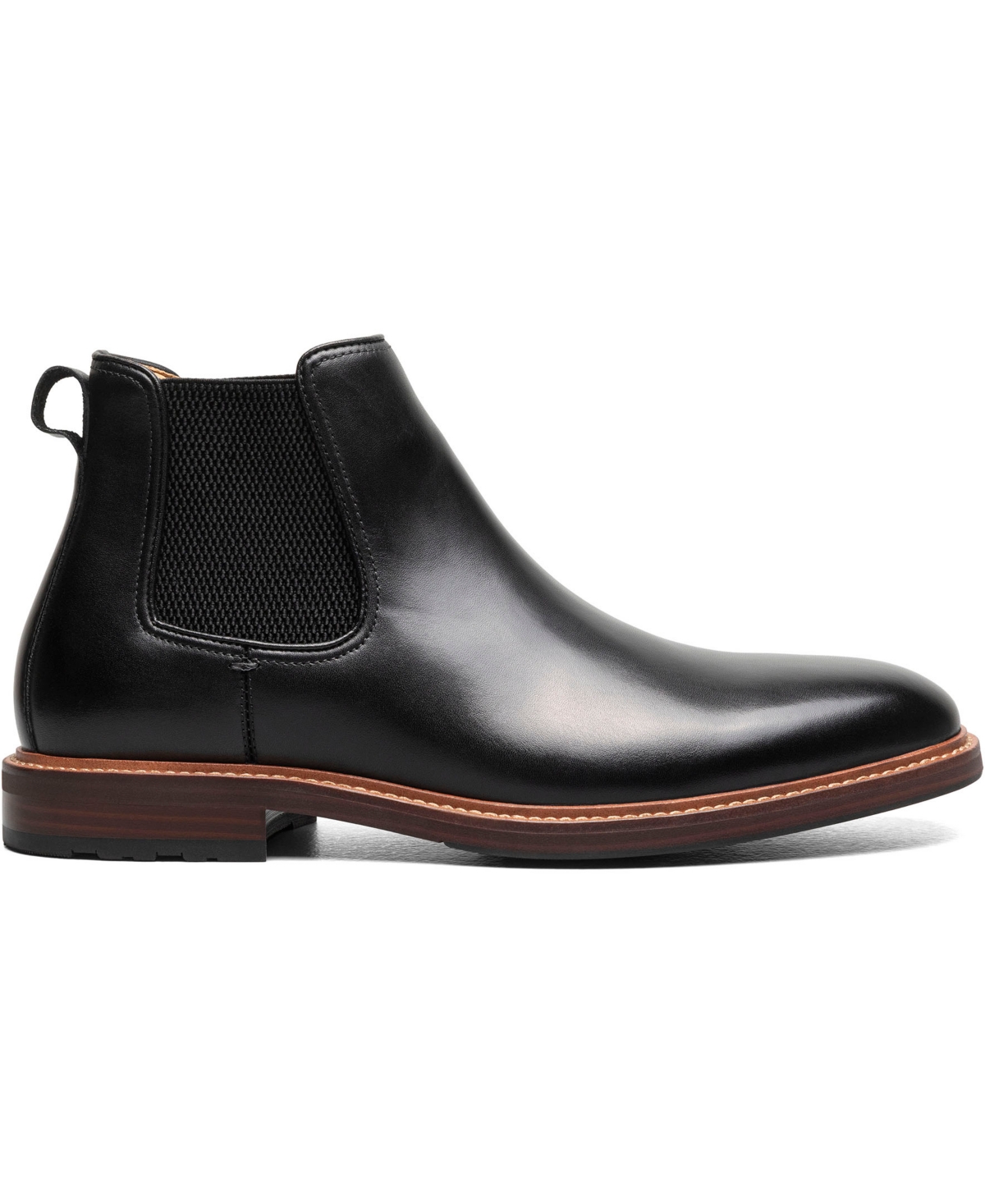 Florsheim Anthem Plain Toe Chelsea Boot In Black