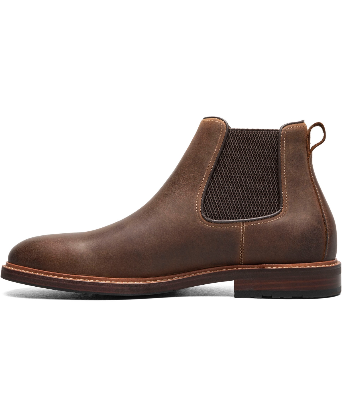 Florsheim Anthem Plain Toe Chelsea Boot In Brown