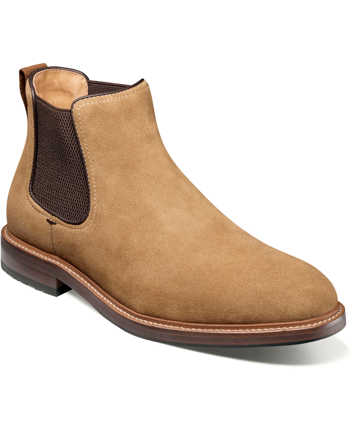 Florsheim Anthem Plain Toe Chelsea Boot In Brown