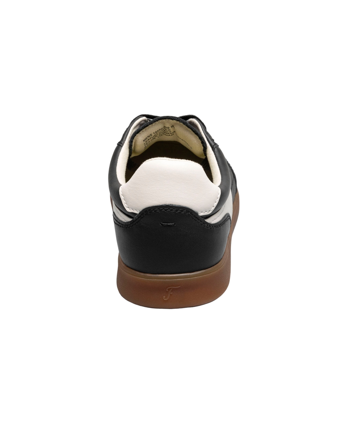Florsheim Pace T-toe Low Top Leather Sneaker In Black