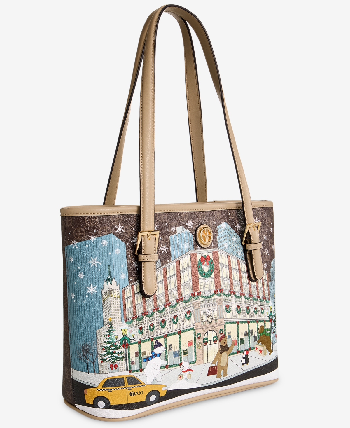 Giani Bernini Bears Tote Bag, Macy's Exclusive