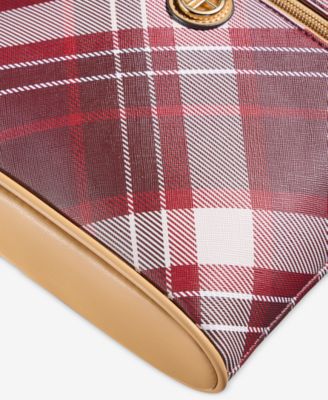 Plaid North South Crossbody Bag, Macy's Exclusive