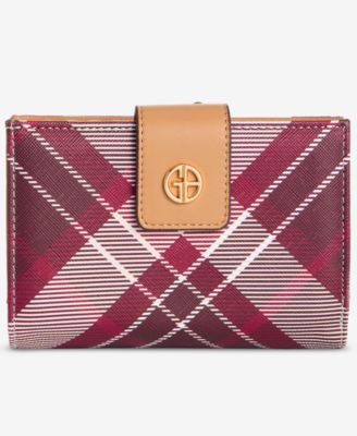 Giani Bernini - Plaid Framed Indexer Wallet