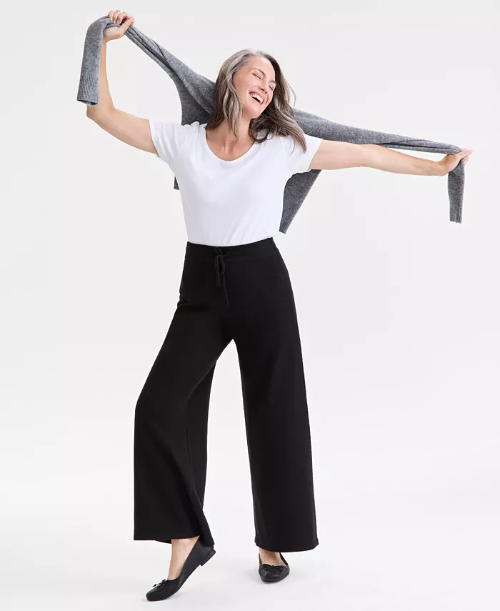 Women's Luxsoft Drawstring Sweater Pants - thumbnail 5